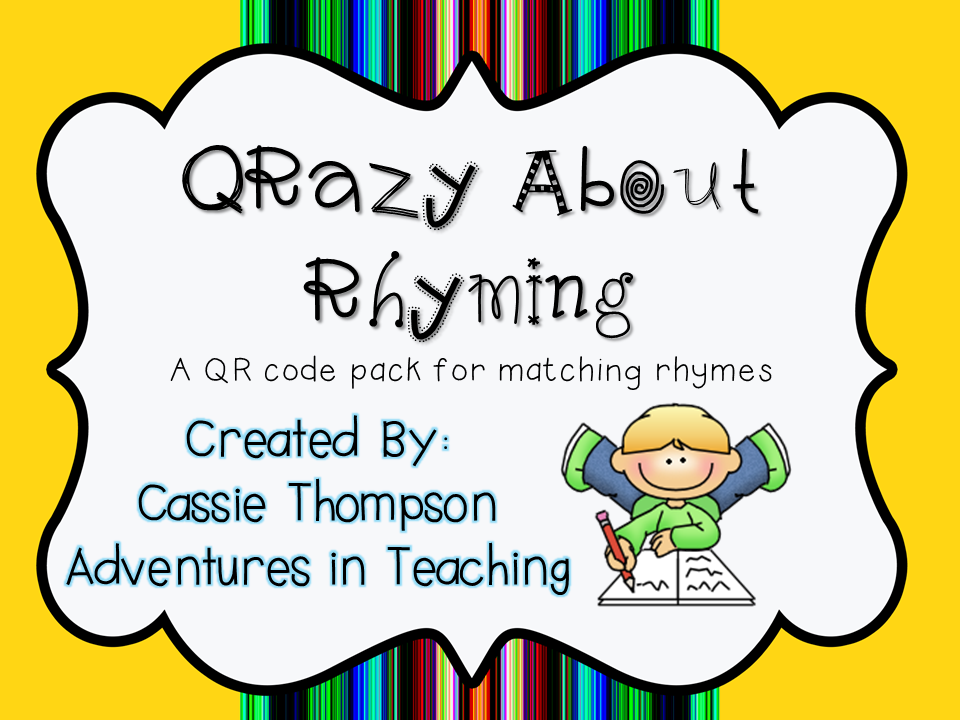 https://www.teacherspayteachers.com/Product/QR-Codes-QRazy-About-Rhyming-785748