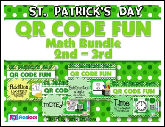 http://www.teacherspayteachers.com/Product/St-Patricks-Day-Math-Fun-QR-Code-Task-Card-Bundle-2nd-3rd-grade-1129857