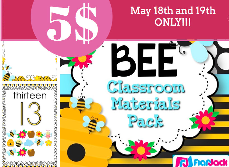 http://www.teacherspayteachers.com/Product/BEE-Themed-Classroom-Materials-Pack-1247730