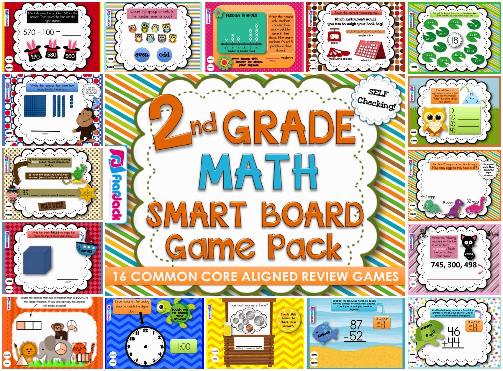 http://www.teacherspayteachers.com/Product/Second-Grade-Smart-Board-Game-Pack-Common-Core-Aligned-1232054