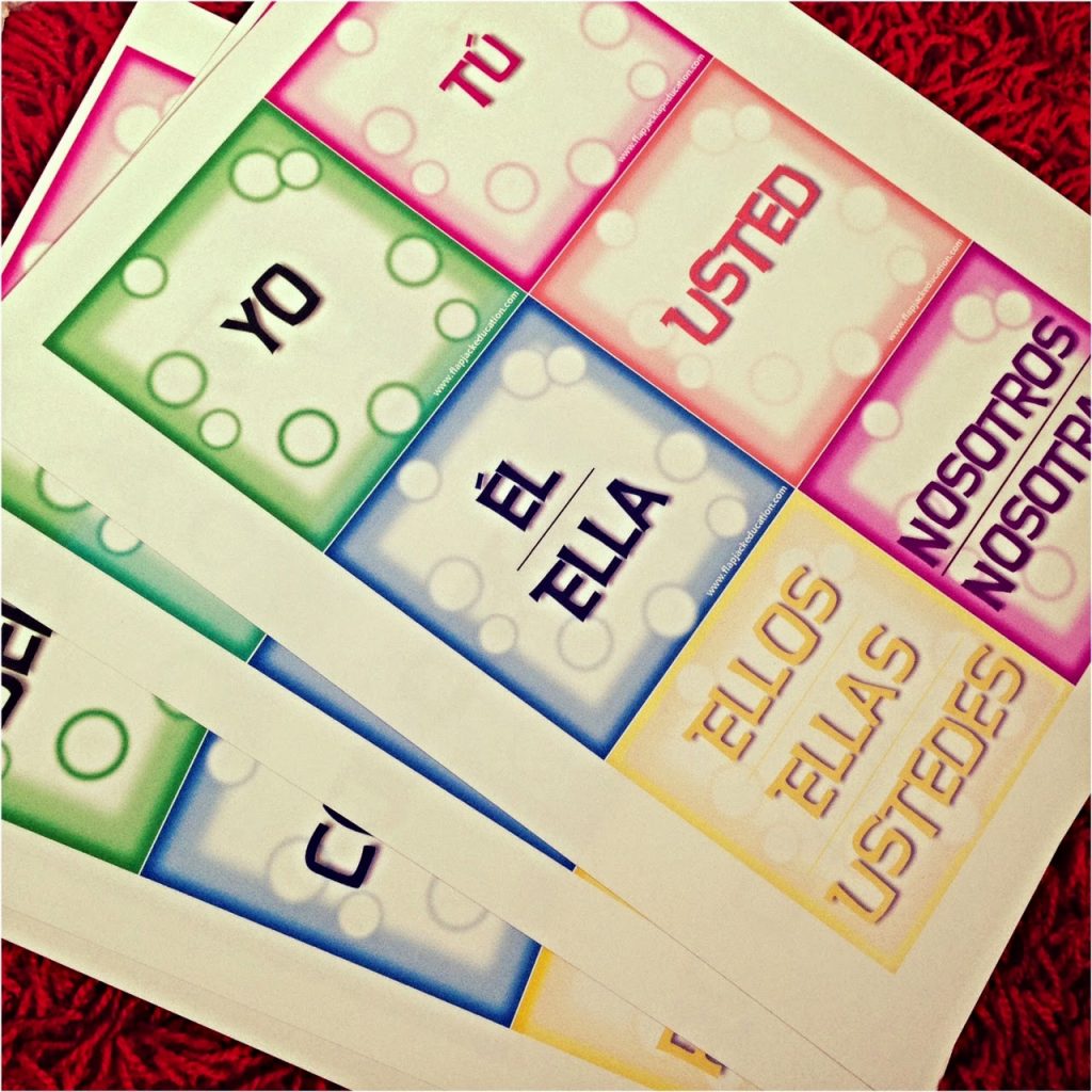 http://www.teacherspayteachers.com/Product/Ar-Er-Ir-Spanish-Verbs-Pocket-Cubes-FREEBIE-1230370