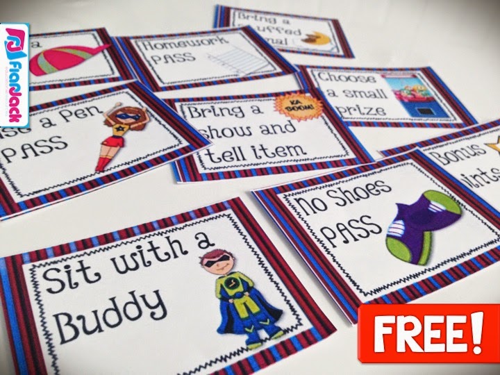 http://www.teacherspayteachers.com/Product/SUPERHERO-Themed-Behavior-Reward-Coupons-FREEBIE-1265224