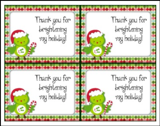http://www.teacherspayteachers.com/Product/FREE-Holiday-Christmas-Thank-You-Cards-also-in-Spanish-459604