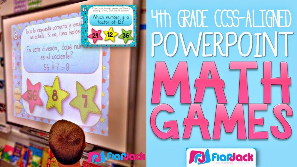 4th Grade Math PowerPoint Game Mega Bundle