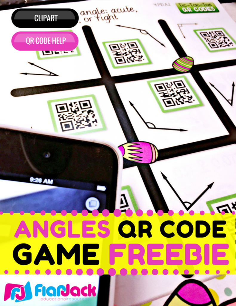 Identifying Angles QR Code Freebie