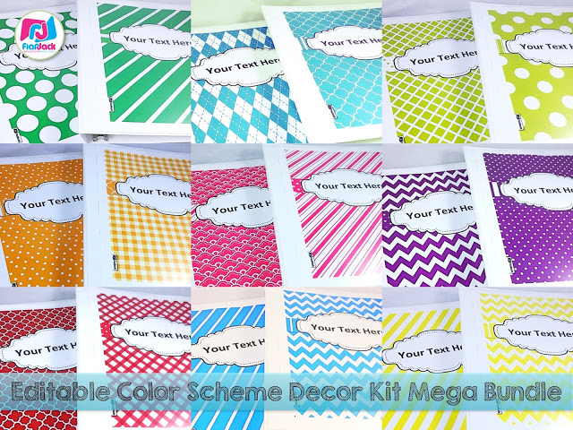 Color Scheme Classroom Decor Kits