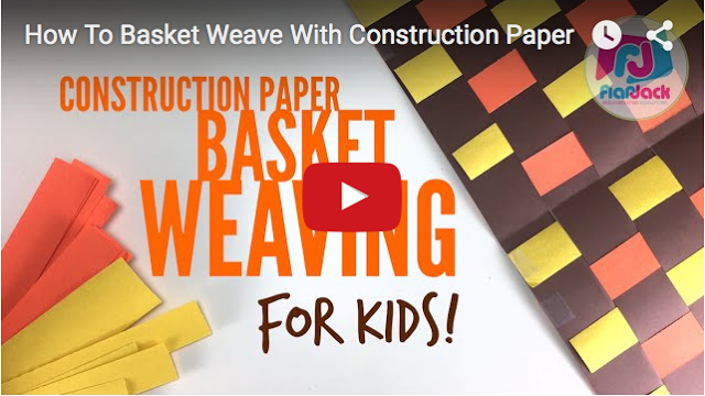 How To Basket Weave With Construction Paper