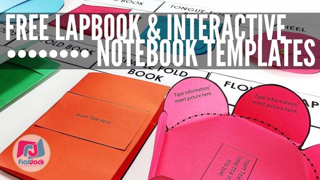 Free Editable Lapbook Interactive Notebook Templates