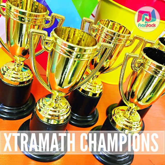 XtraMath Champion Trophies - Math Facts Fluency Fun!