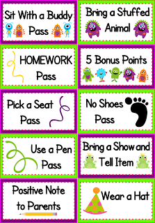 Monster Coupons FREEBIE and Classroom Pack