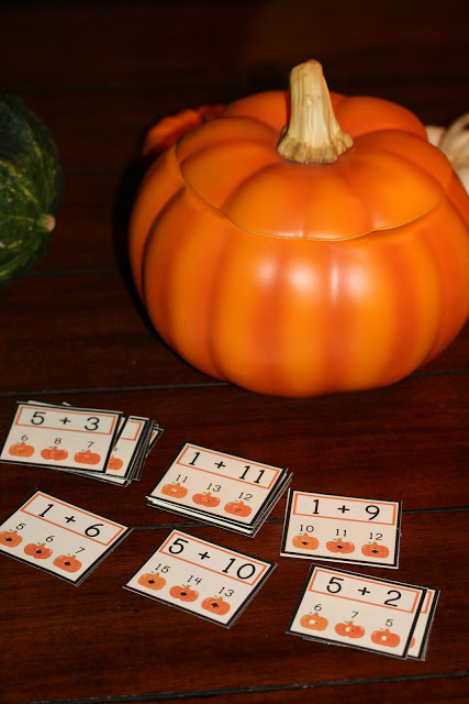 Candy Corn Counting & Numbers Words Poke Game FREEBIE