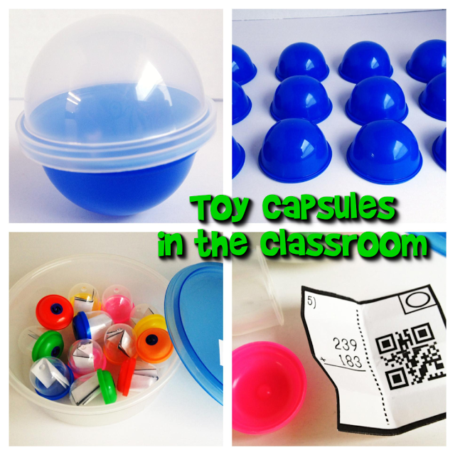 Toy Capsules in the Classroom