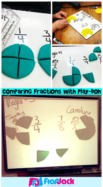 Comparing Fractions with Play Doh