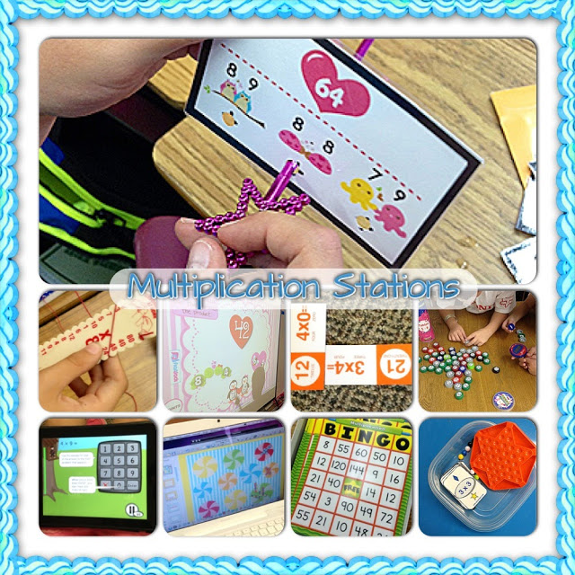 Multiplication Fact Center Station Ideas