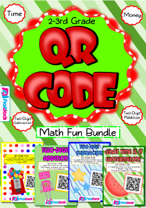 Daily Deal: 50% off 2nd-3rd Grade Math Fun QR Code Bundle