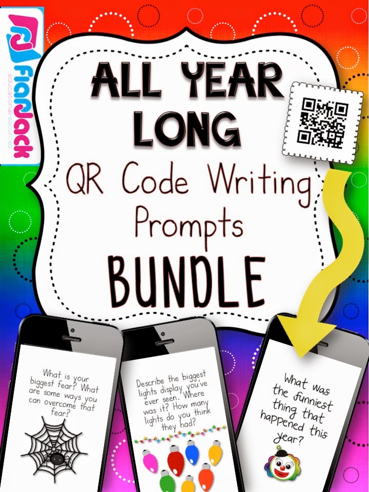 http://www.teacherspayteachers.com/Product/All-Year-Long-QR-Code-Writing-Prompts-Bundle-1348083