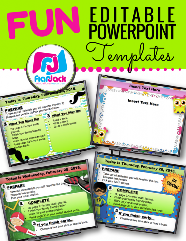 FUN Editable PowerPoint Templates Pack