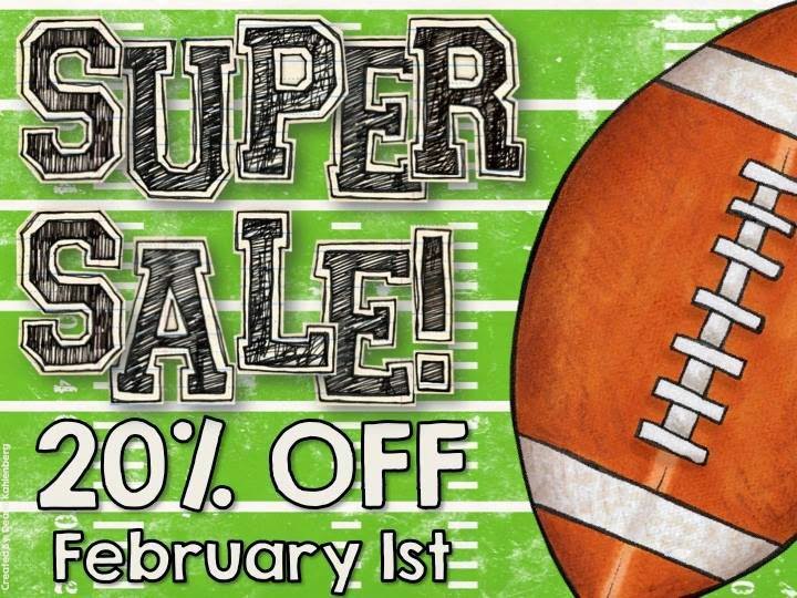20% Off Super Bowl Sale!
