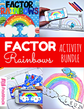  Factor Rainbows Activity Bundle