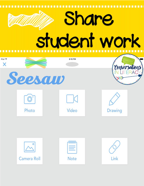 Using Seesaw app for easy parent communication